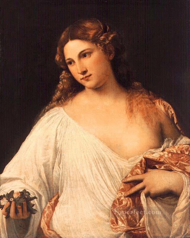 Flora Tiziano Titian Oil Paintings